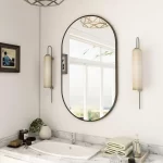 Oval Bathroom Mirror