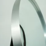Round Mirror by Silver Color Frame