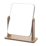 Wooden Desk Mirror